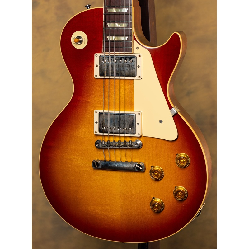 2021-gibson-custom-shop-1958-les-paul-standard-reissue-vos-washed-cherry-sunburst 2021 Gibson Custom Shop 1958 Les Paul Standard Reissue VOS Washed Cherry Sunburst
