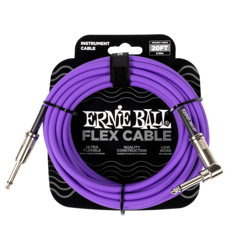 ernie-ball-p06466-flex-20-foot-purple-straight-to-angle-instrument-cable Ernie Ball P06466 FLEX 20 Foot Purple Straight to Angle Instrument Cable