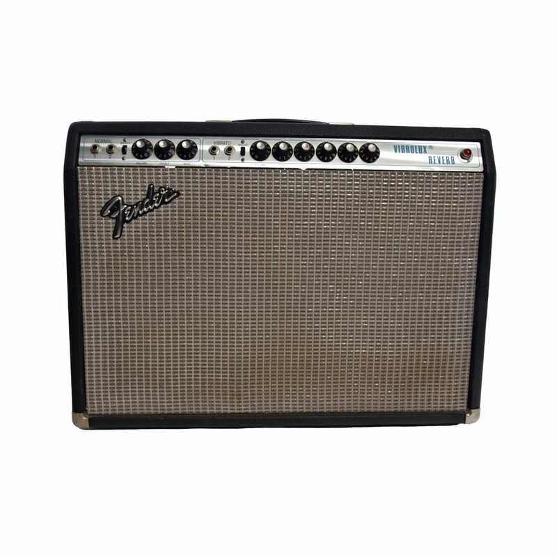 fender-vibrolux-reverb-combo-amp-1974 Fender Vibrolux Reverb Combo Amp (1974)