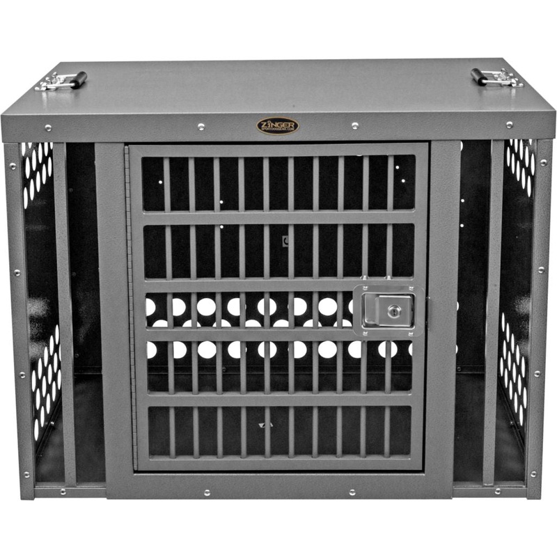 zinger-winger-professional-5000-side-entry-dog-crate-pr5000-2-sd-grey Zinger Winger Professional 5000 Side Entry Dog Crate, PR5000-2-SD Grey