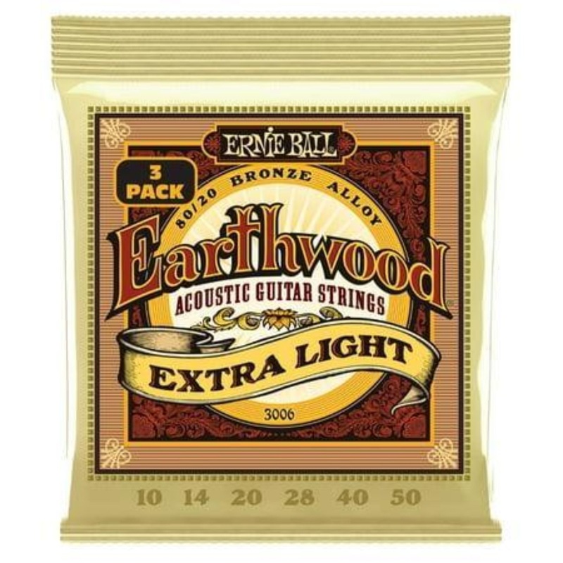 ernie-ball-earthwood-extra-light-acoustic-guitar-strings-10-50-3-pack Ernie Ball Earthwood Extra Light Acoustic Guitar Strings (10-50) - 3 Pack