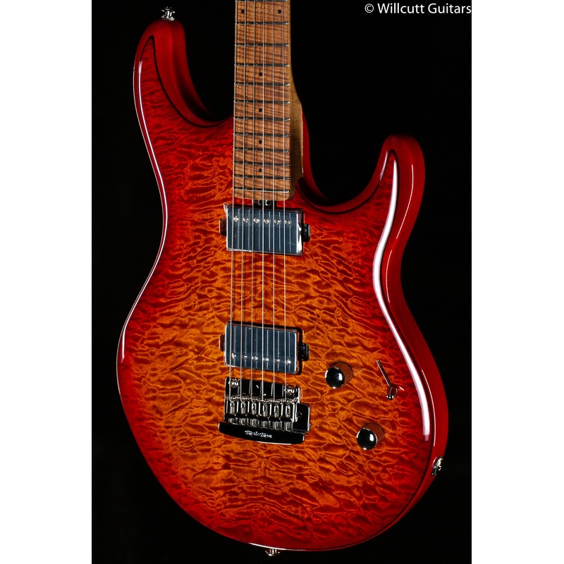ernie-ball-music-man-luke-iii-hh-maple-top-lava-burst-quilt-073 Ernie Ball Music Man Luke III HH Maple Top Lava Burst Quilt (073)