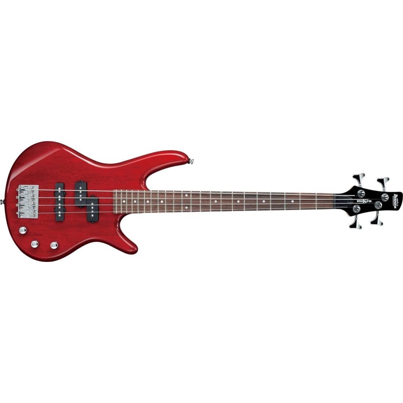 ibanez-gsrm20tr-mikro-bass-w-rosewood-fingerboard-transparent-red Ibanez GSRM20TR Mikro Bass w/Rosewood Fingerboard - Transparent Red