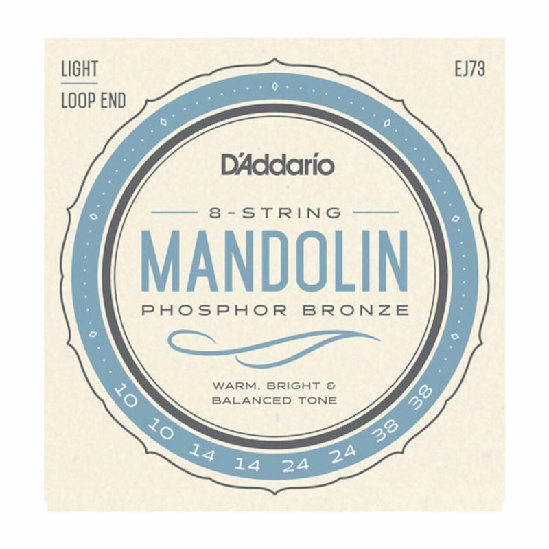 d-addario-ej73-phosphor-bronze-light-mandolin-strings-010-038 D'Addario EJ73 Phosphor Bronze Light Mandolin Strings - .010-.038
