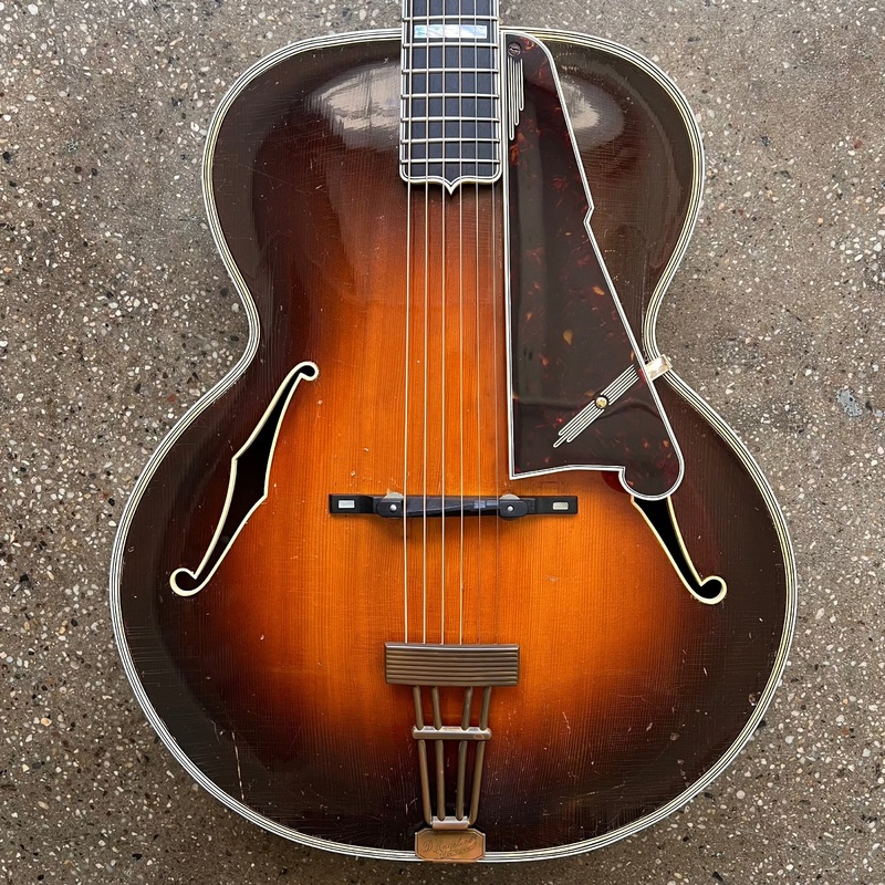 d-angelico-excel-vintage-archtop-guitar-1937-sunburst D'Angelico Excel Vintage Archtop Guitar 1937 - Sunburst
