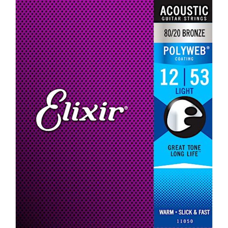 elixir-11050-polyweb-80-20-bronze-acoustic-guitar-strings-012-053 Elixir 11050 POLYWEB 80/20 Bronze Acoustic Guitar Strings .012 -.053