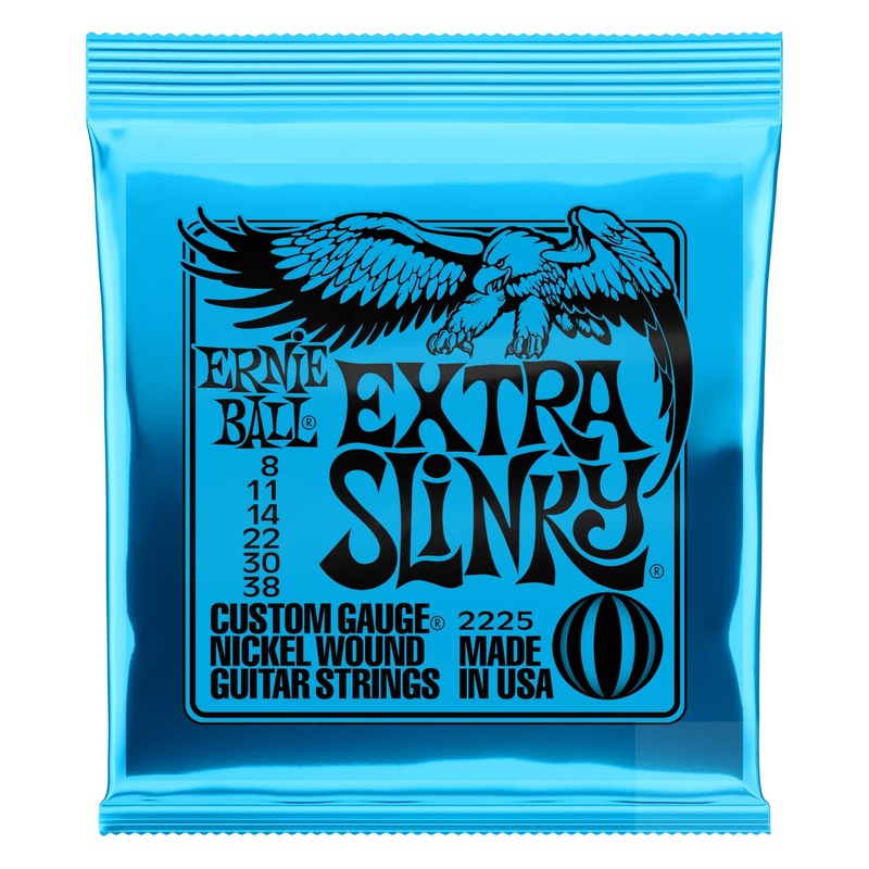 ernie-ball-p02225-extra-slinky-electric-guitar-strings-8-38 Ernie Ball P02225 Extra Slinky Electric Guitar Strings (8-38)