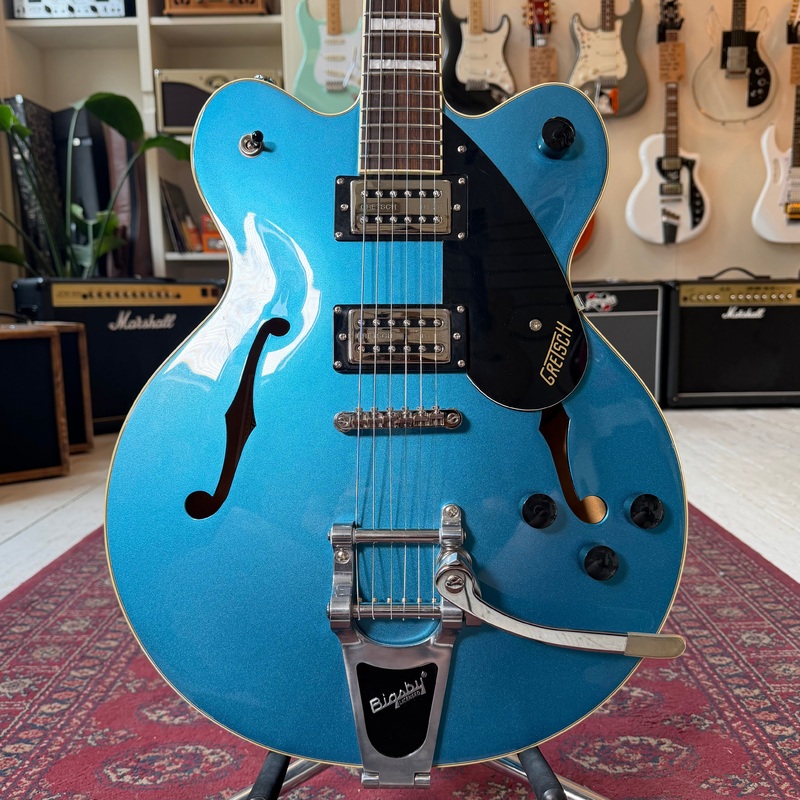 gretsch-g2622t-streamliner-center-block-double-cut-with-bigsby-riviera-blue-with-hard-case-preowned Gretsch G2622T Streamliner Center Block Double-Cut with Bigsby - Riviera Blue with Hard Case - Preowned