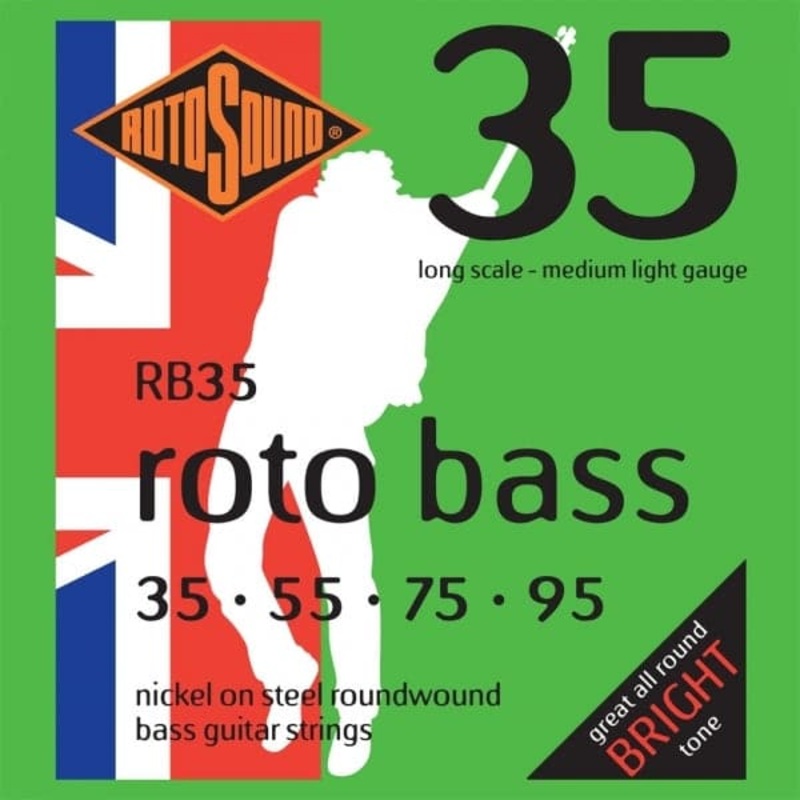 rotosound-rb35-roto-35-bass-guitar-strings-light-gauge-35-95 Rotosound RB35 Roto 35 Bass Guitar Strings - Light Gauge - 35-95