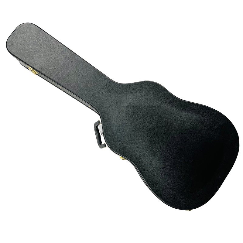 stadium-dreadnought-acoustic-guitar-replacement-hardshell-case-black Stadium Dreadnought Acoustic Guitar Replacement Hardshell Case - Black