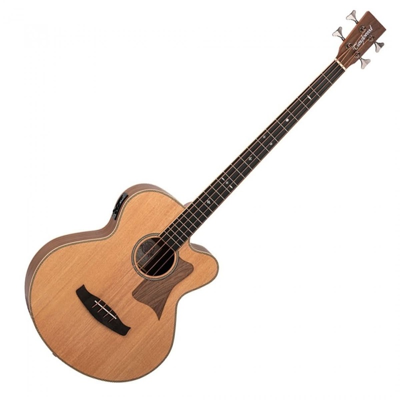 tanglewood-reunion-super-jumbo-acoustic-bass-black-walnut-with-gig-bag Tanglewood Reunion Super Jumbo Acoustic Bass - Black Walnut with Gig Bag