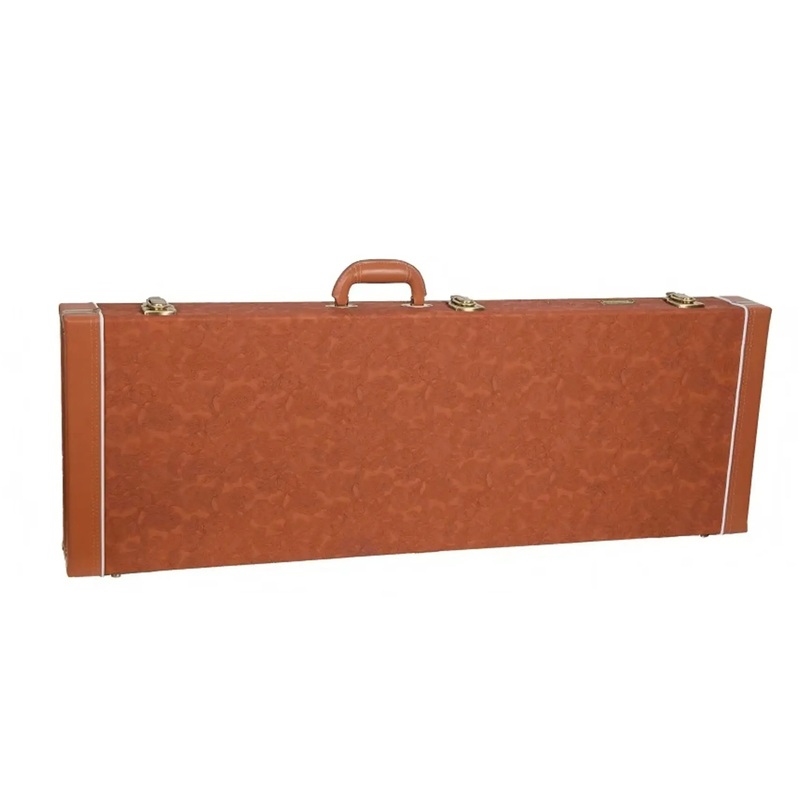 crossrock-crw630e-wooden-electric-guitar-case-red-wood Crossrock CRW630E Wooden Electric Guitar Case - Red-Wood