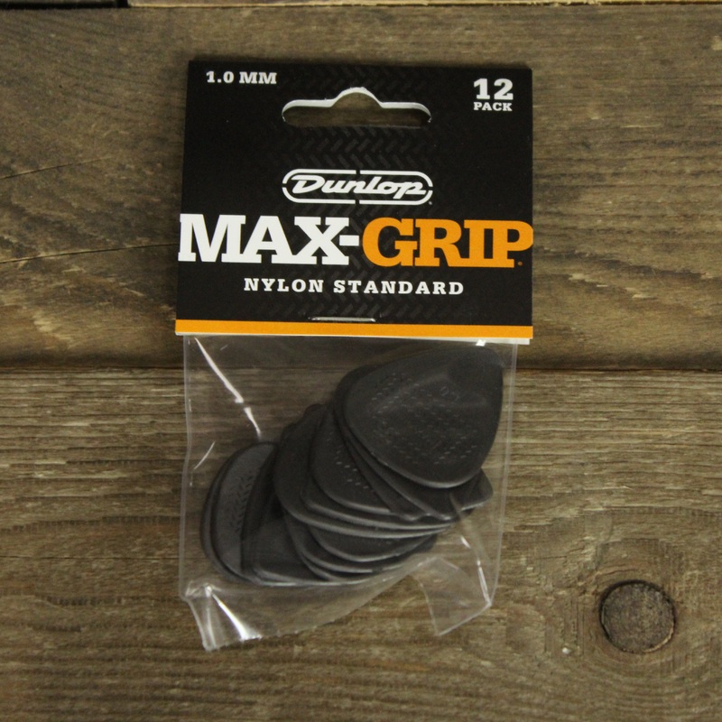 dunlop-max-grip-nylon-standard-1-0mm-guitar-picks-12-pack-449p100 Dunlop Max-Grip Nylon Standard 1.0mm Guitar Picks - 12 Pack - 449P100