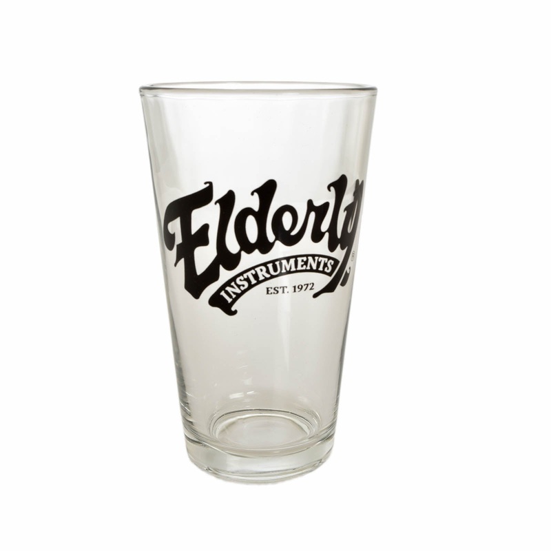 elderly-instruments-pint-glass-black Elderly Instruments Pint Glass, Black