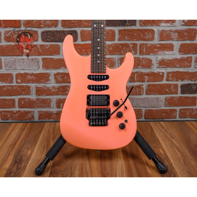 fender-hm-strat-flash-pink-1988-w-hard-shell-case Fender HM Strat Flash Pink 1988 w/Hard Shell Case