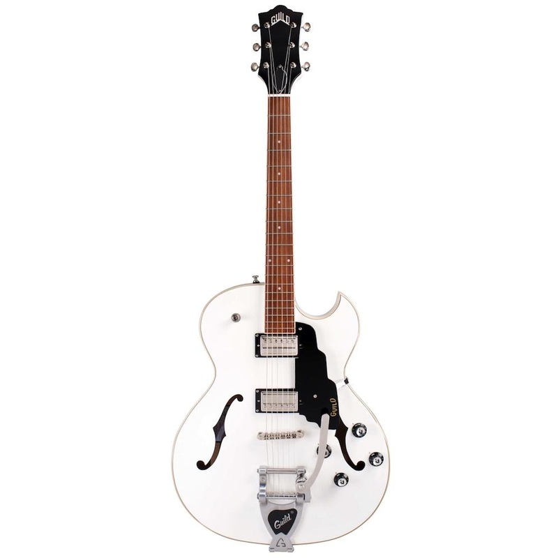 guild-guitars-starfire-i-single-cutaway-semi-hollow-snowcrest-white-electric-guitar Guild Guitars Starfire I Single Cutaway Semi-Hollow Snowcrest White Electric Guitar