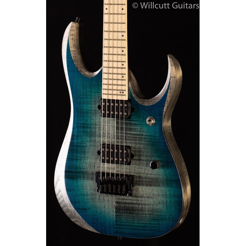 ibanez-axion-label-rgd61al-stained-sapphire-blue-burst-019 Ibanez Axion Label RGD61AL Stained Sapphire Blue Burst (019)
