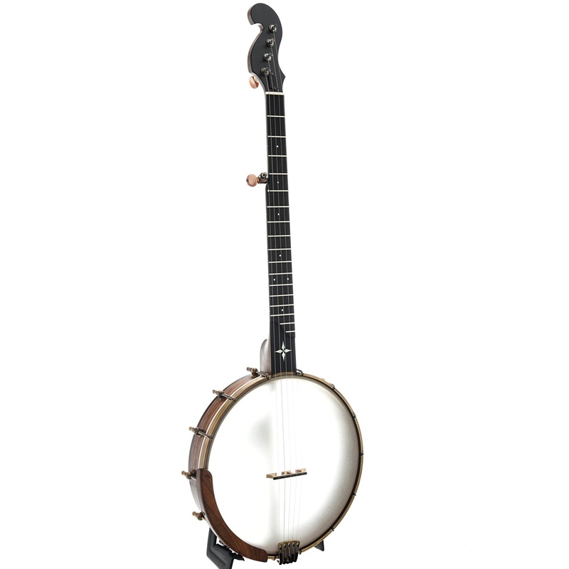 ome-minstrel-custom-openback-banjo-case-walnut-neck-rim Ome Minstrel Custom Openback Banjo & Case, Walnut Neck & Rim