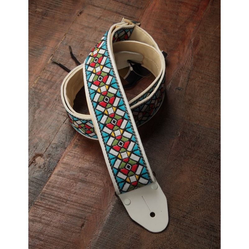 ace-straps-vintage-series-stained-glass-guitar-strap Ace Straps Vintage Series Stained Glass Guitar Strap