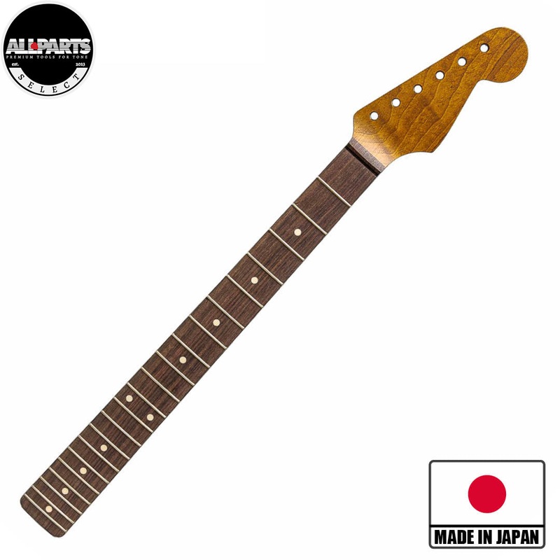 allparts-select-tribute-series-pride-and-joy-replacement-strat-neck-roasted-maple-licensed-by-fender Allparts Select Tribute Series "Pride and Joy" Replacement Strat Neck Roasted Maple - Licensed by Fender