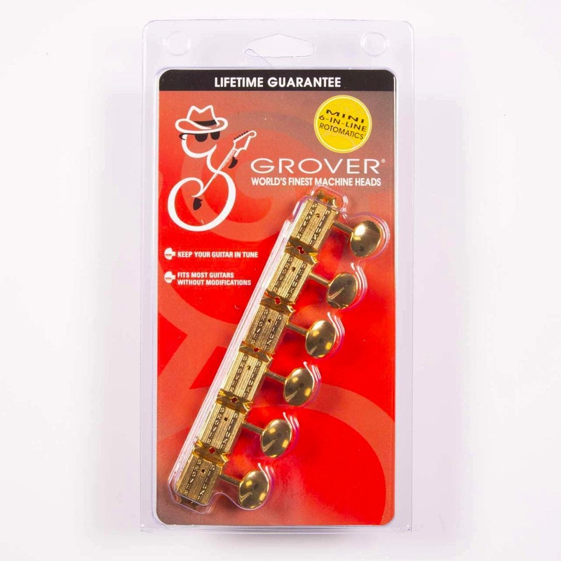 grover-136g6-vintage-machine-heads-6-a-side-gold Grover 136G6 Vintage Machine Heads - 6 a side - Gold