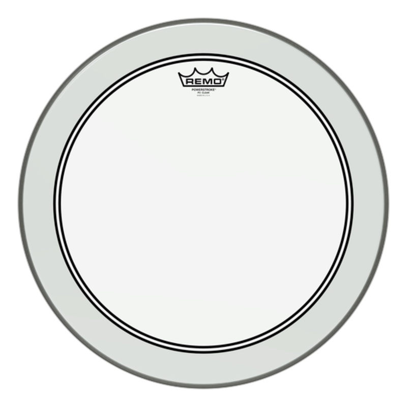 remo-p3-0318-bp-18-powerstroke-3-clear-drumhead REMO P3-0318-BP 18" Powerstroke 3 Clear Drumhead