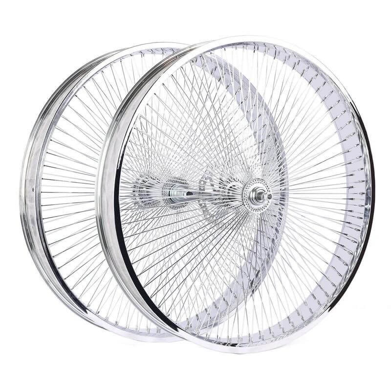 tracer-wh-th7529140c-cp-mirror-chrome-bike-80mm-fat-rims-29-wheel-set Tracer WH-TH7529140C-CP Mirror Chrome Bike 80mm Fat Rims 29" Wheel Set
