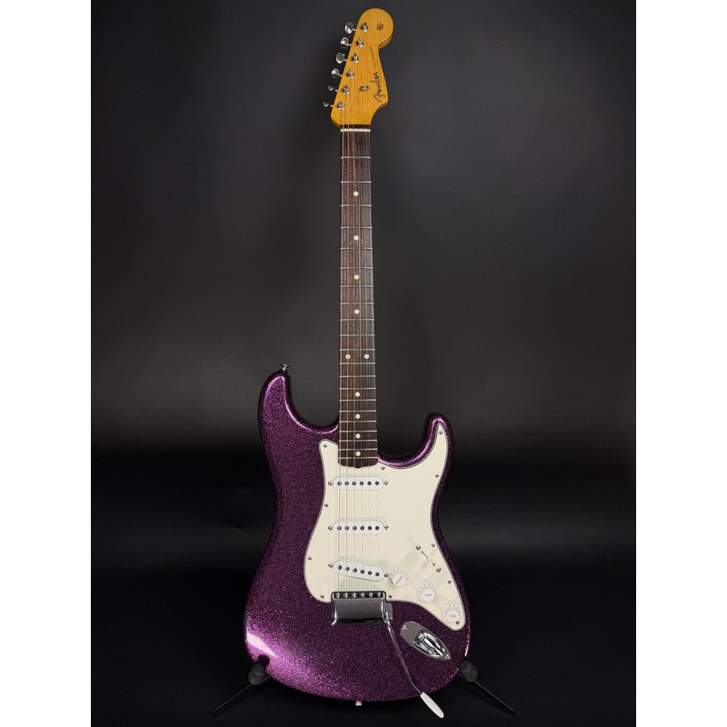 2023-fender-custom-shop-1960-stratocaster-aged-magenta-sparkle 2023 Fender Custom Shop 1960 Stratocaster - Aged Magenta Sparkle