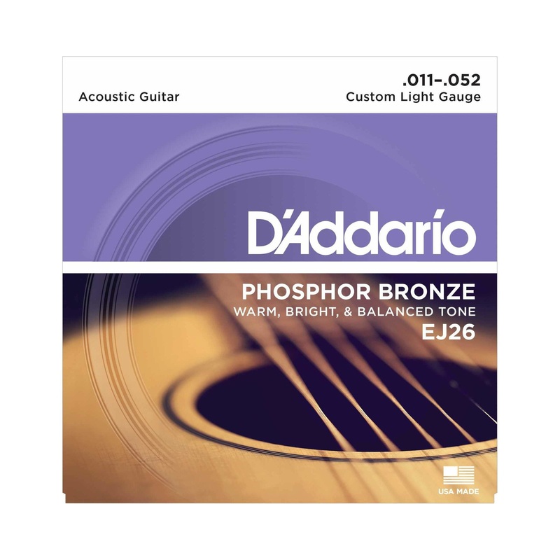 d-addario-ej26-phosphor-bronze-acoustic-guitar-strings-custom-light D'Addario EJ26 Phosphor Bronze Acoustic Guitar Strings, Custom Light