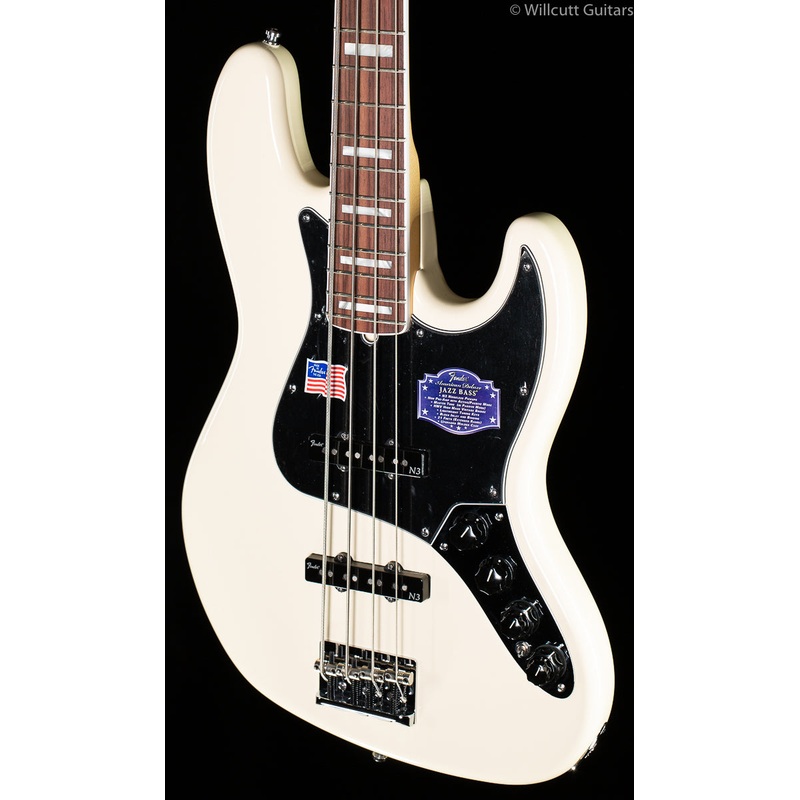 fender-american-deluxe-jazz-bass-olympic-white Fender American Deluxe Jazz Bass Olympic White