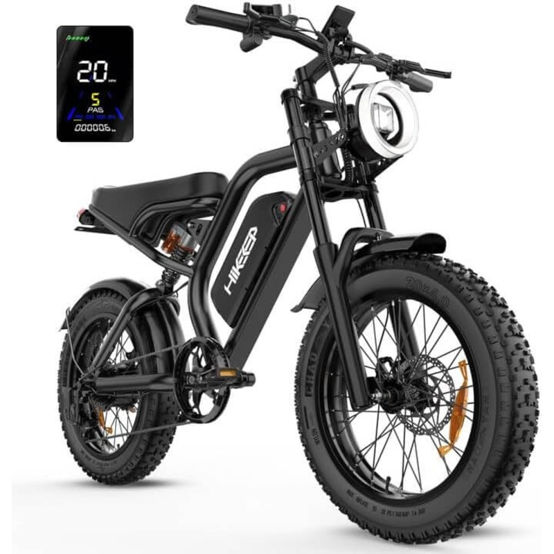hikeep-k6-l-1500w-48v-15-6ah-fat-tire-electric-dirt-bike-black HiKeep K6-L 1500W 48V 15.6Ah Fat Tire Electric Dirt Bike Black
