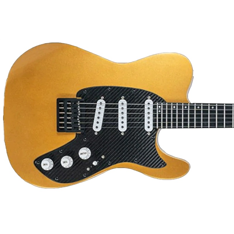kls-telomere-custom-series-22-fret-electric-guitar-with-klos-single-coils-pickup-gold Kls Telomere Custom Series 22 Fret Electric Guitar with Klos Single Coils Pickup - Gold