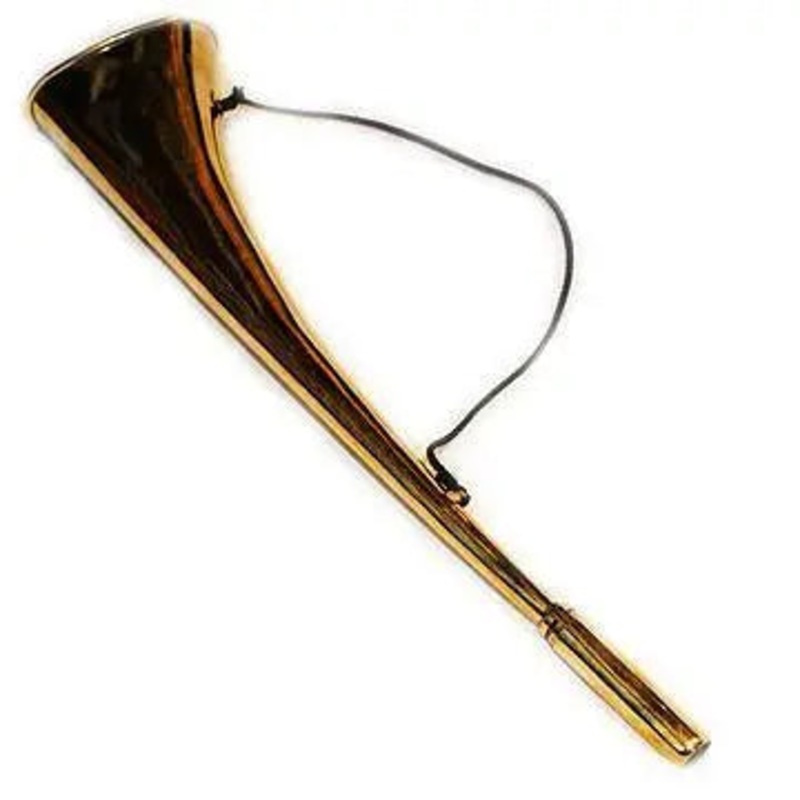 large-curved-fog-horn-18-l-brass Large Curved Fog Horn, 18" L. , brass