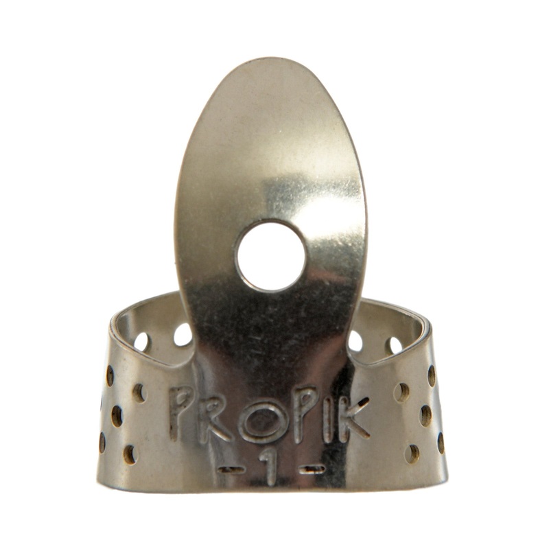 propik-nickel-straight-fingerpick-single-wrap-blade-1 Propik Nickel Straight Fingerpick, Single Wrap, Blade 1