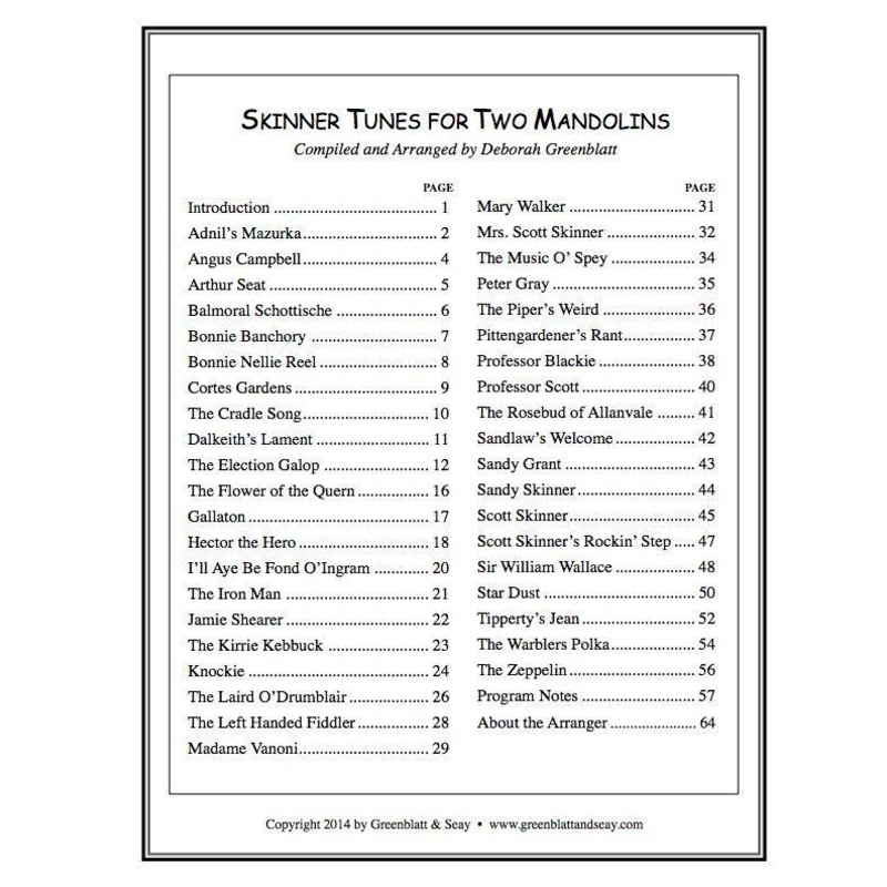 skinner-tunes-for-two-mandolins Skinner Tunes for Two Mandolins