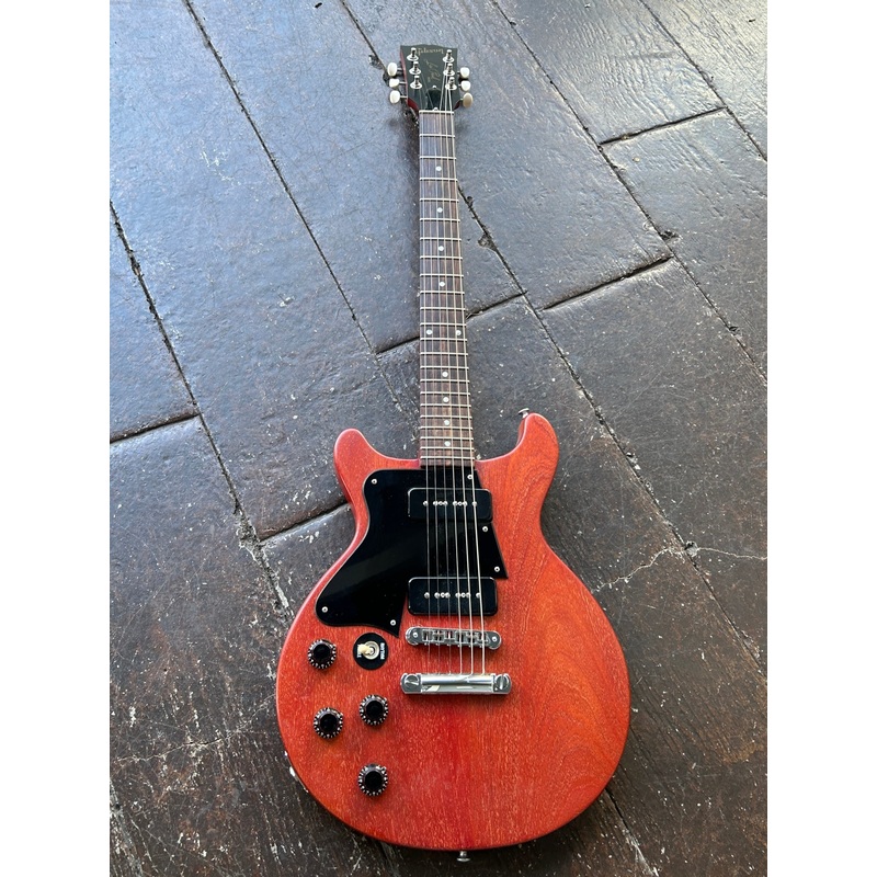 2004-gibson-les-paul-faded-double-cutaway-cherry-left-handed 2004 Gibson Les Paul Faded Double Cutaway Cherry Left Handed