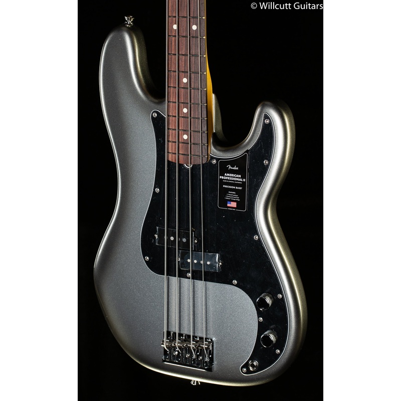 fender-american-professional-ii-precision-bass-mercury-rosewood-fingerboard-bass-guitar-530 Fender American Professional II Precision Bass Mercury Rosewood Fingerboard Bass Guitar (530)