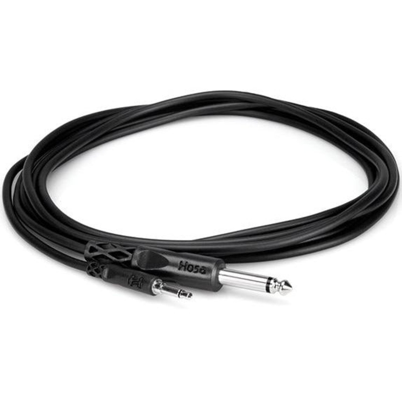 hosa-1-8-male-to-1-4-male-10-cable Hosa 1/8" Male to 1/4" Male 10' Cable