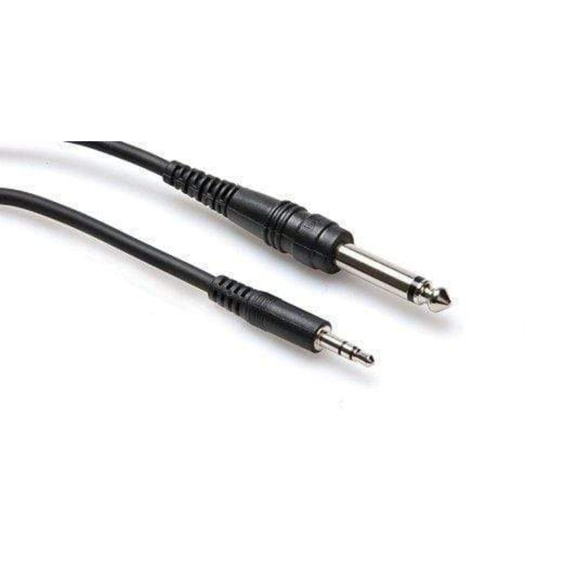 hosa-cmp-105-mono-interconnect-1-4-in-ts-to-3-5-mm-trs-5-ft HOSA CMP-105 Mono Interconnect, 1/4 in TS to 3.5 mm TRS, 5 ft
