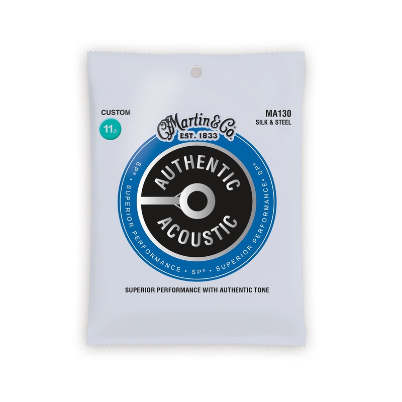martin-ma130-authentic-acoustic-sp-silk-and-steel-guitar-strings Martin MA130 Authentic Acoustic SP Silk and Steel Guitar Strings