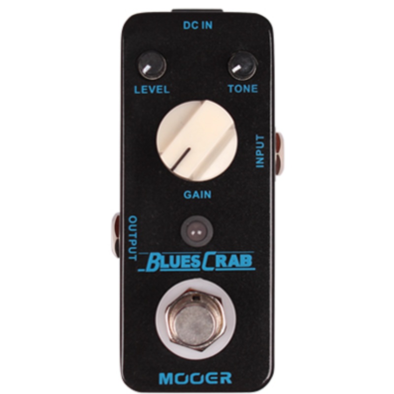mooer-blues-crab-overdrive-pedal MOOER BLUES CRAB - OVERDRIVE PEDAL