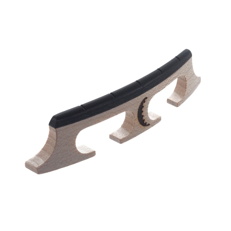 moon-compensated-banjo-bridge-medium-5-8 Moon Compensated Banjo Bridge, Medium, 5/8"