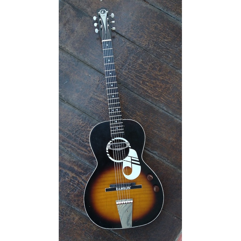 50-s-kay-ramblin-with-rubber-bridge 50's Kay "Ramblin'" with Rubber Bridge