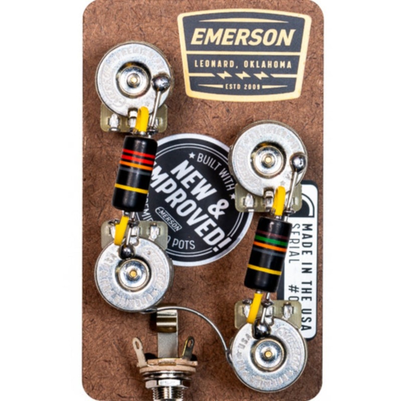 emerson-custom-les-paul-prewired-kit-with-long-shaft-pots Emerson Custom Les Paul Prewired Kit with Long Shaft Pots