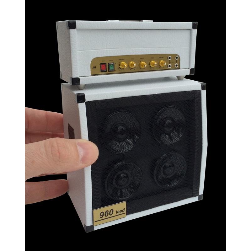 miniature-amp-stack-signature-white-4-x-12-ms-style-amplifier Miniature Amp Stack Signature White 4 x 12 MS Style Amplifier