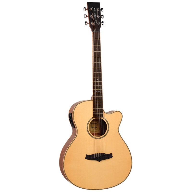 tanglewood-premier-acoustic-guitar-superfolk-w-cutaway-pickup-case Tanglewood Premier Acoustic Guitar SuperFolk w/ Cutaway, Pickup & Case