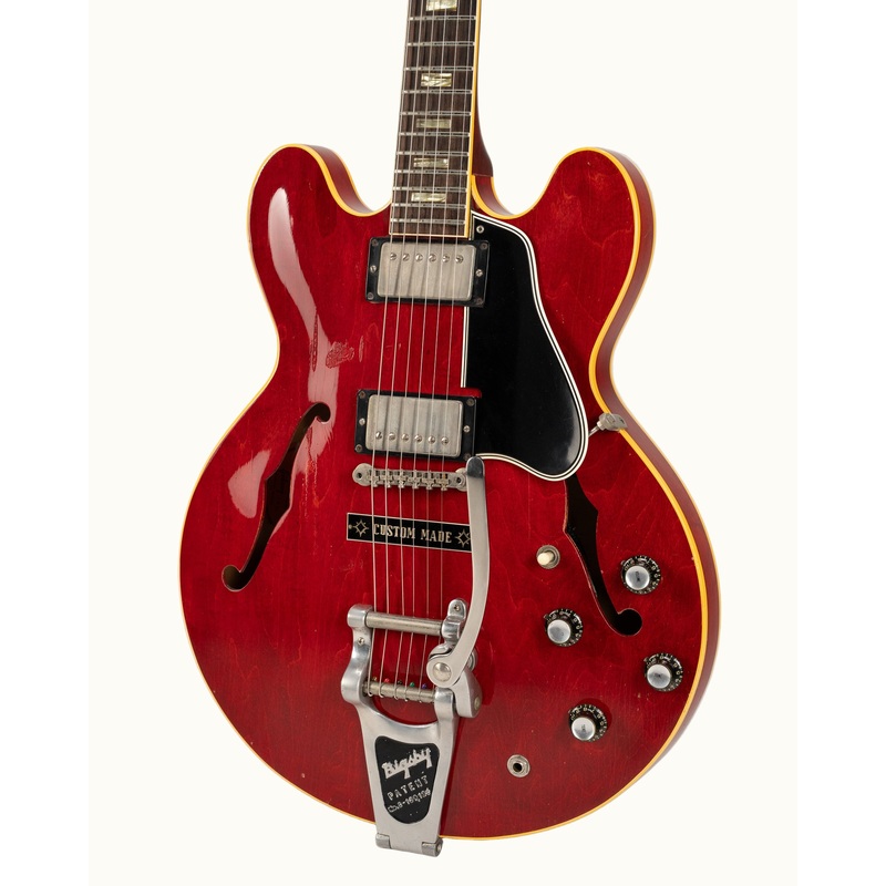 1963-gibson-es-335-tdc-cherry-bigsby 1963 Gibson ES-335 TDC Cherry Bigsby