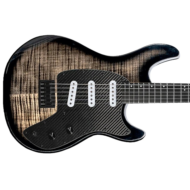 kls-artemis-baritone-custom-electric-guitar-with-klos-single-coils-pickup-black Kls Artemis Baritone Custom Electric Guitar with Klos Single Coils Pickup - Black