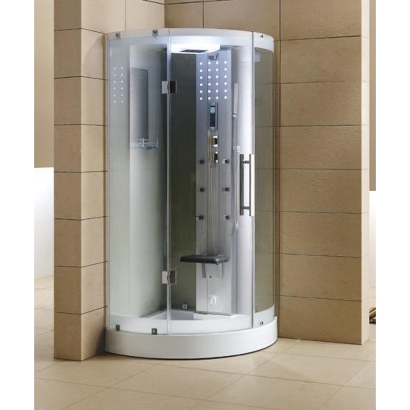 mesa-ws-302-in-home-walk-in-steam-shower-38-l-x-38-w-x-85-h Mesa WS-302 In-Home Walk-In Steam Shower 38"L x 38"W x 85"H