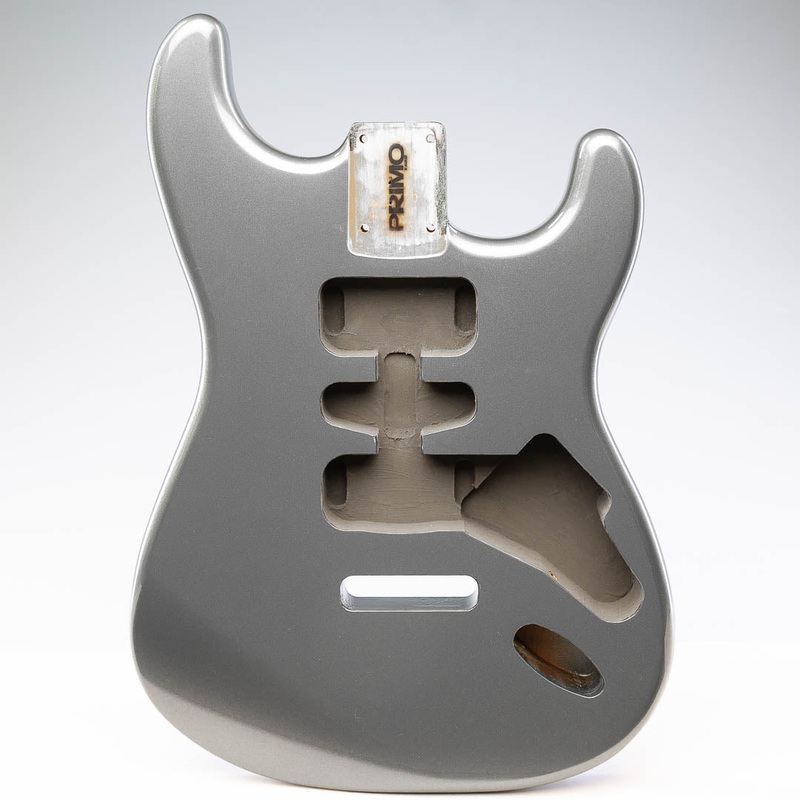 primo-replacement-strat-body-meteor-grey PRiMO Replacement Strat Body - Meteor Grey